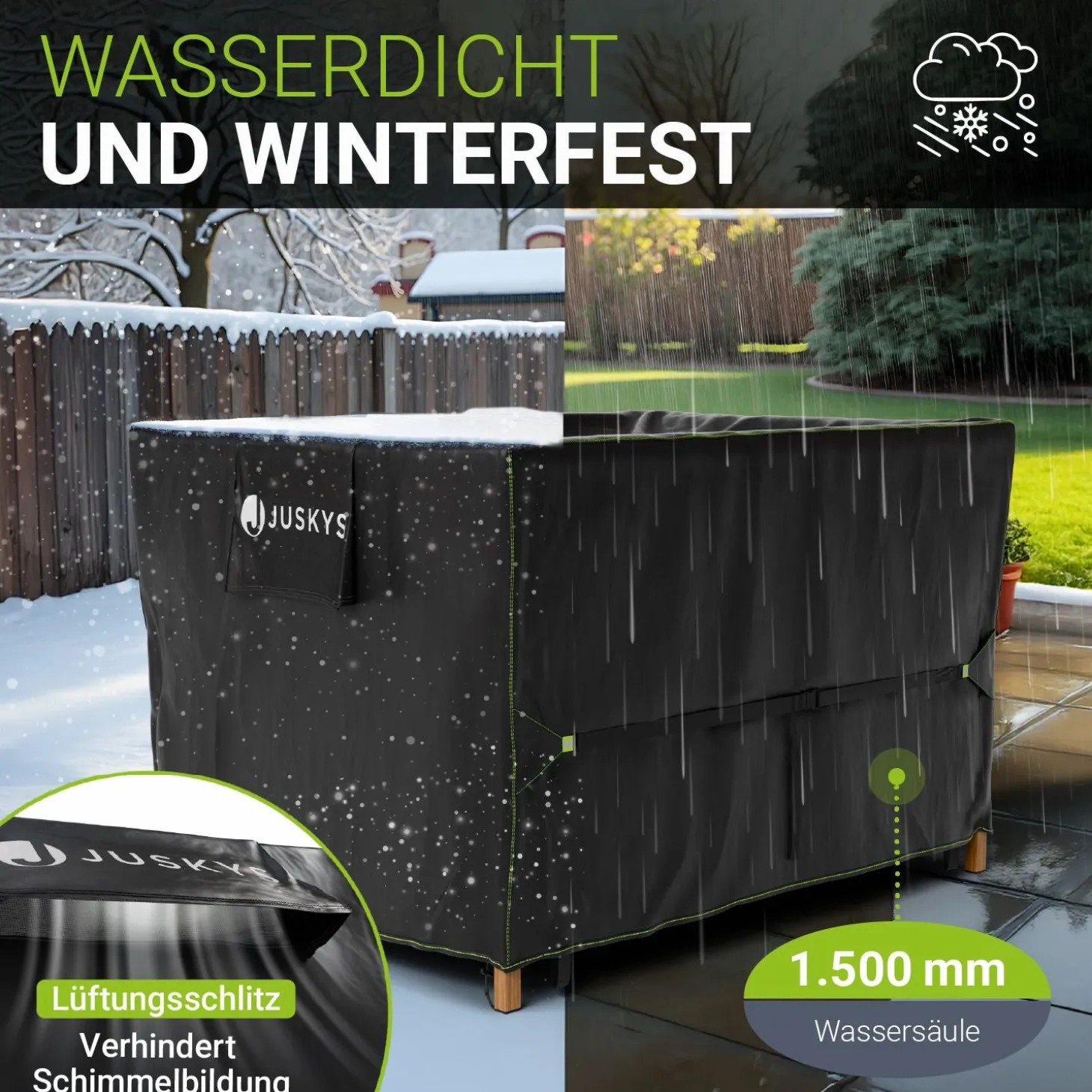 Abdeckplane Gartenmöbel verschiedene Größen