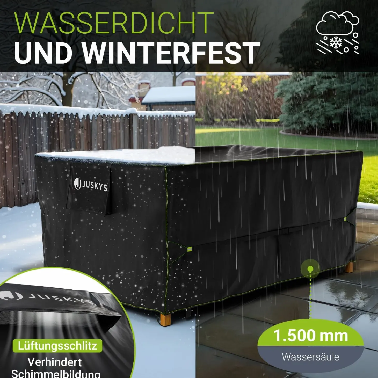 Abdeckplane Gartenmöbel verschiedene Größen