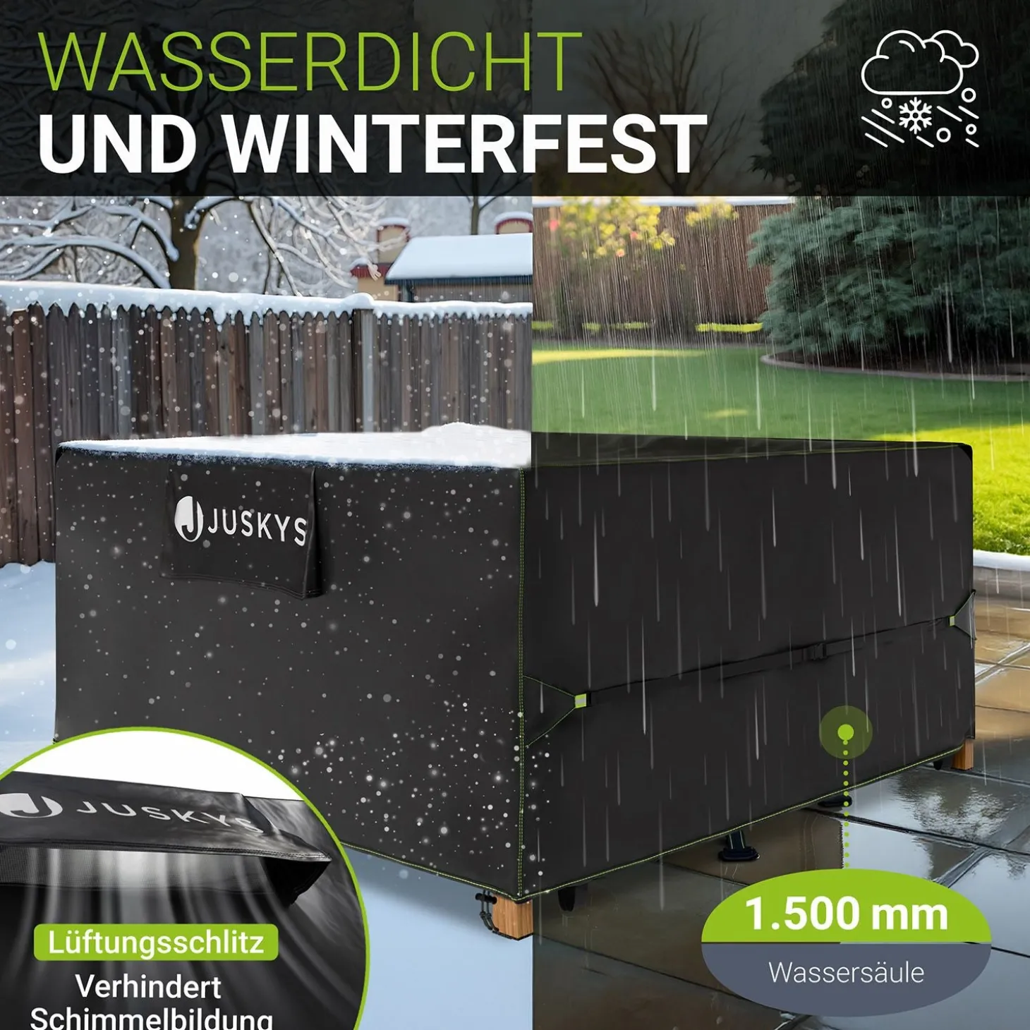 Abdeckplane Gartenmöbel verschiedene Größen