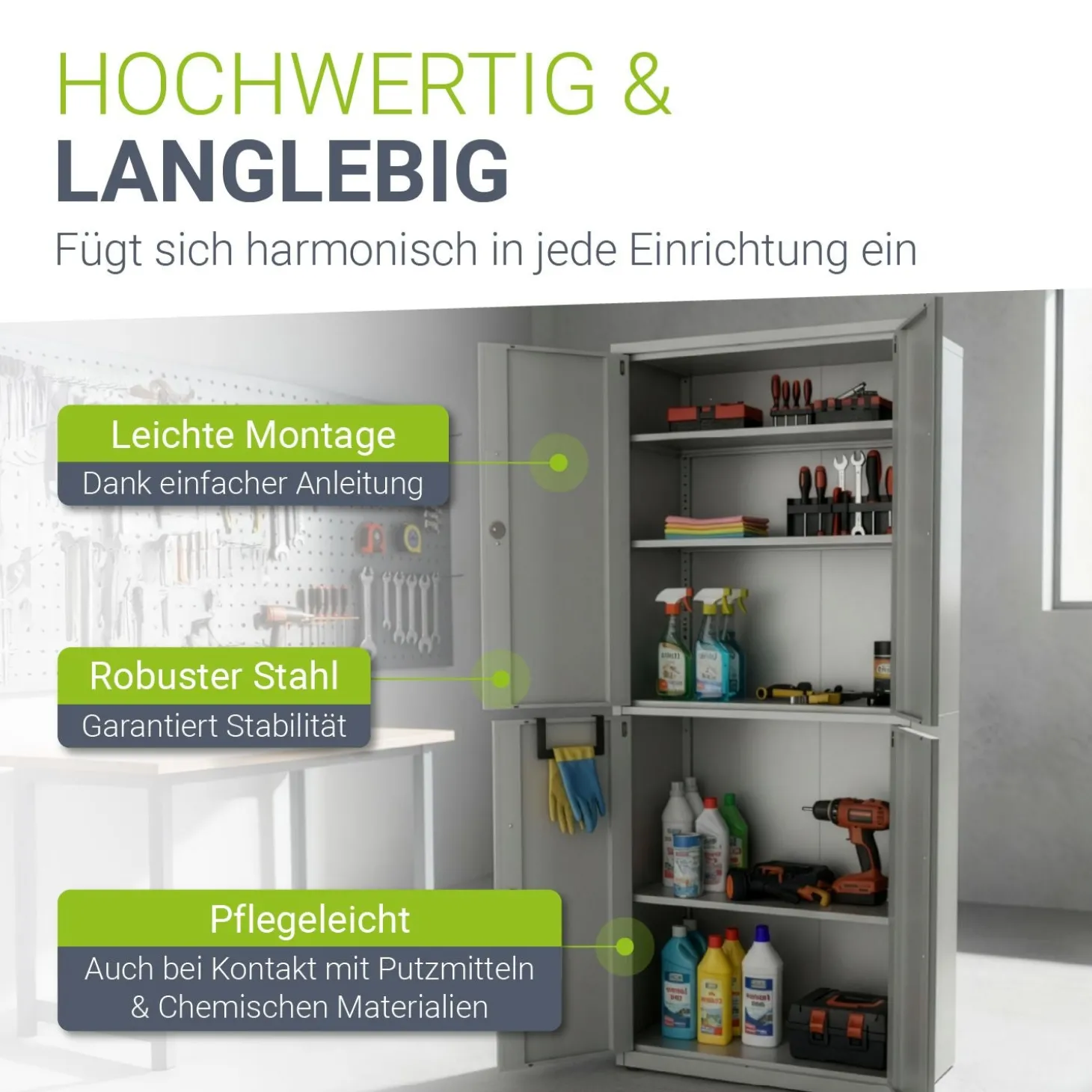 Aktenschrank aus Metall