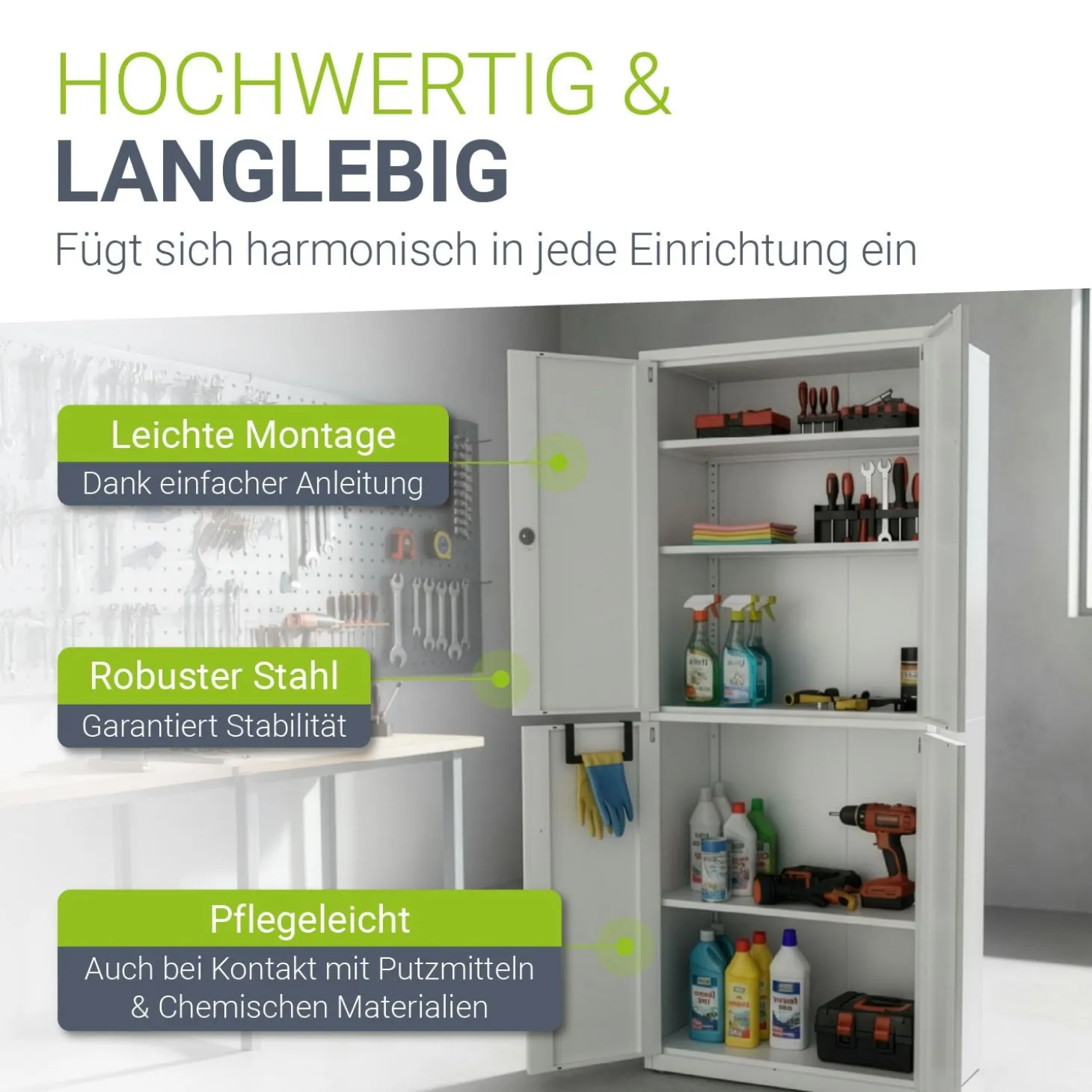 Aktenschrank aus Metall