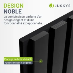 Akustikpaneele Holzoptik 4er Set