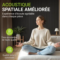 Akustikpaneele Holzoptik 4er Set