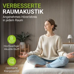 Akustikpaneele Holzoptik 4er Set