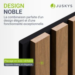 Akustikpaneele Holzoptik 4er Set