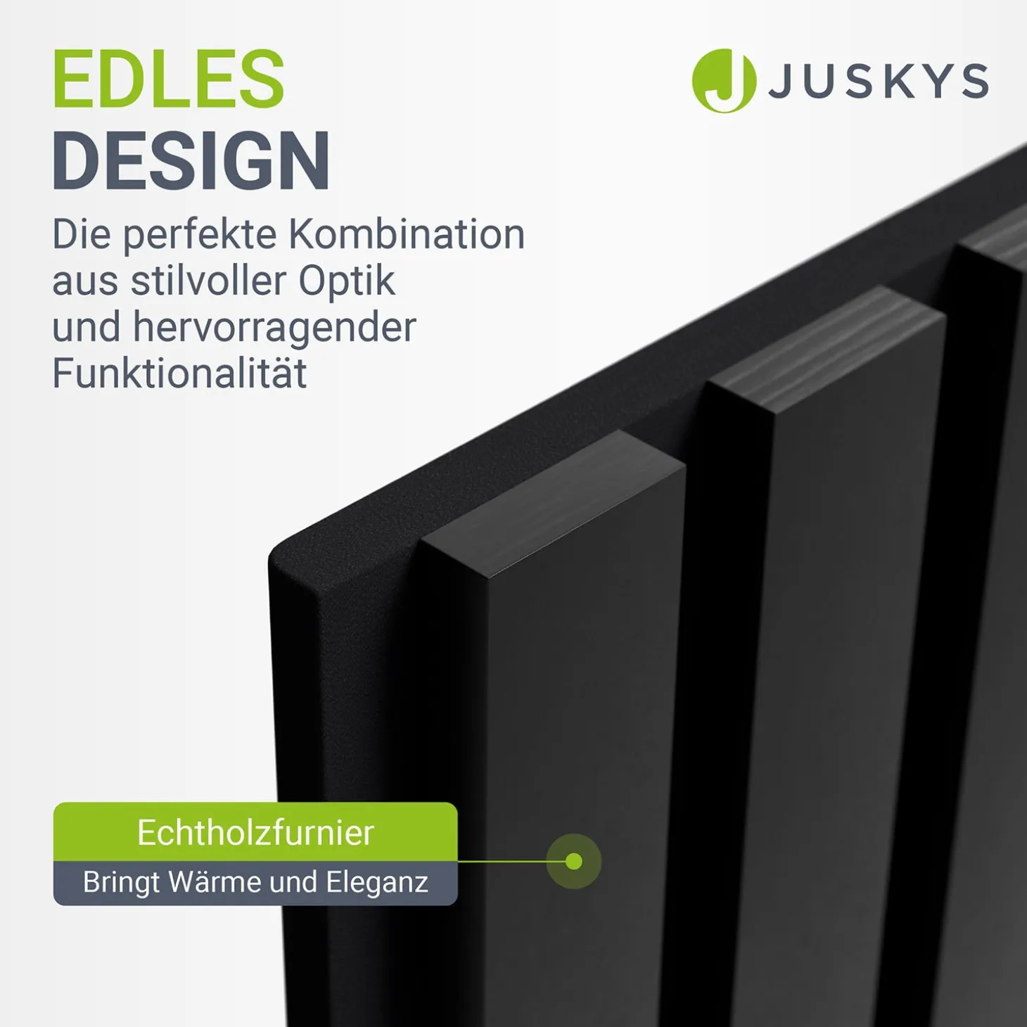 Akustikpaneele Holzoptik 4er Set