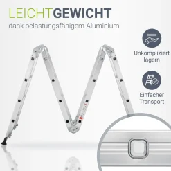 Aluminium Multifunktionsleiter