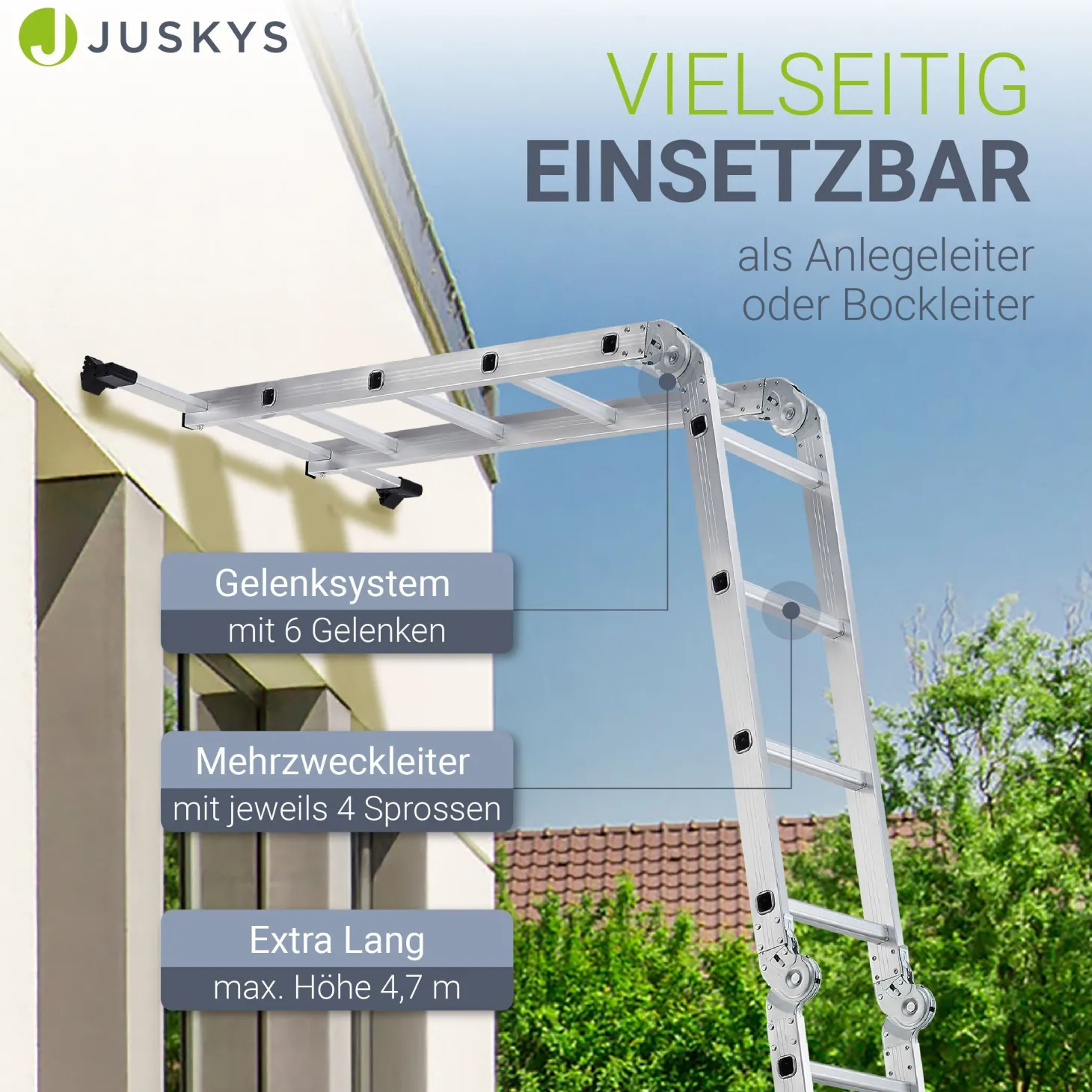 Aluminium Multifunktionsleiter