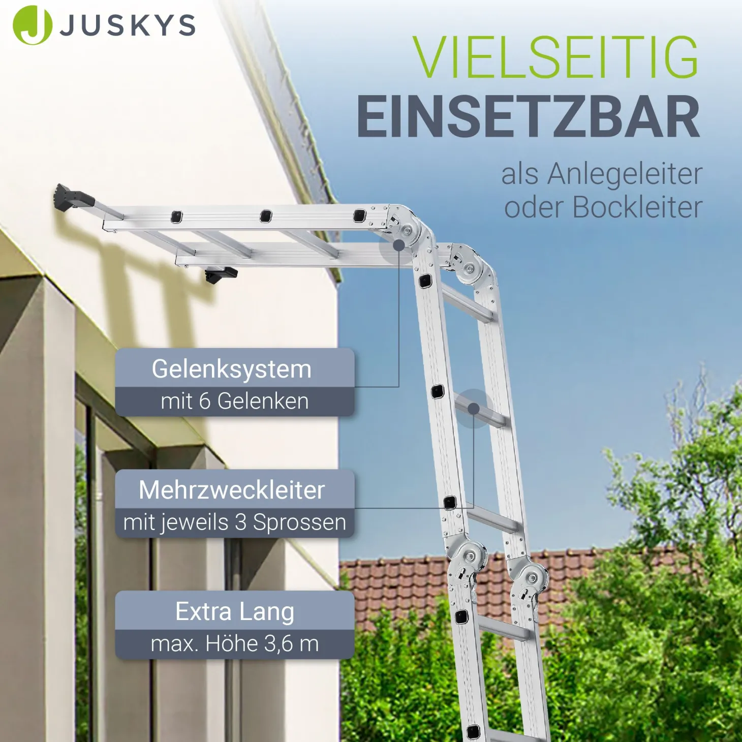 Aluminium Multifunktionsleiter