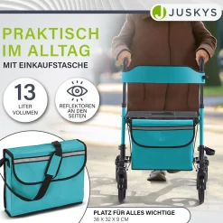 Aluminium Rollator Vital mit Sitz