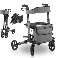 Aluminium Rollator Vital mit Sitz