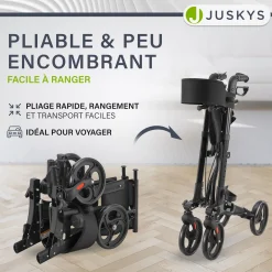 Aluminium Rollator Vital mit Sitz