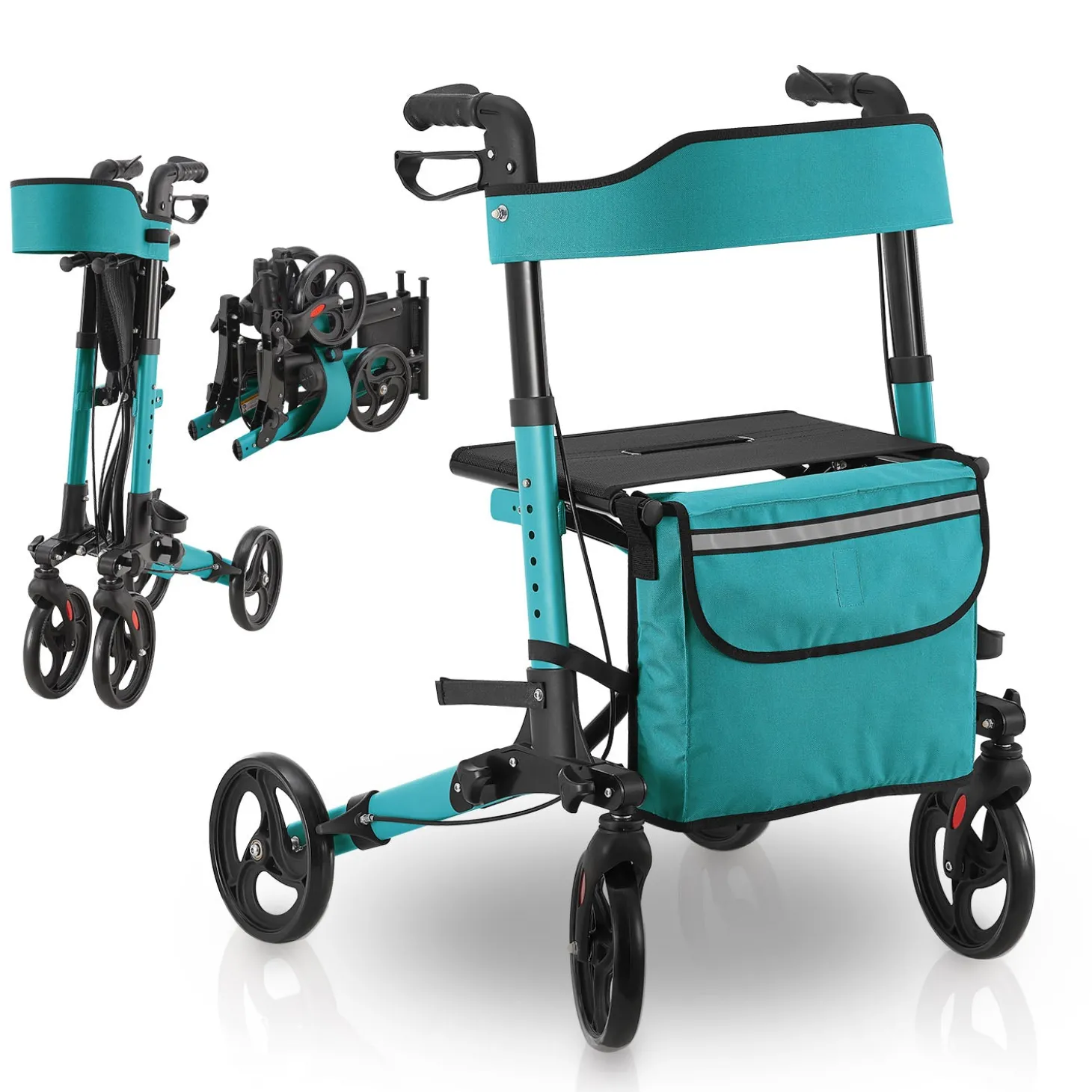 Aluminium Rollator Vital mit Sitz