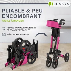 Aluminium Rollator Vital mit Sitz