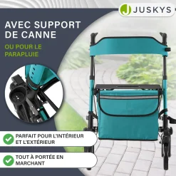 Aluminium Rollator Vital mit Sitz