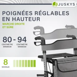 Aluminium Rollator Vital mit Sitz
