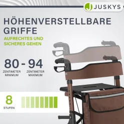 Aluminium Rollator Vital mit Sitz