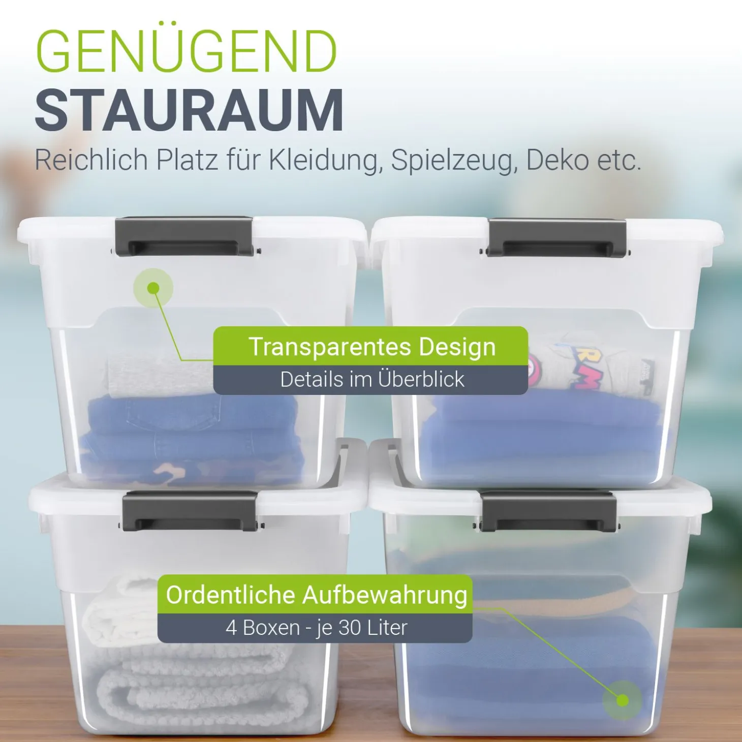 Aufbewahrungsbox mit Deckel