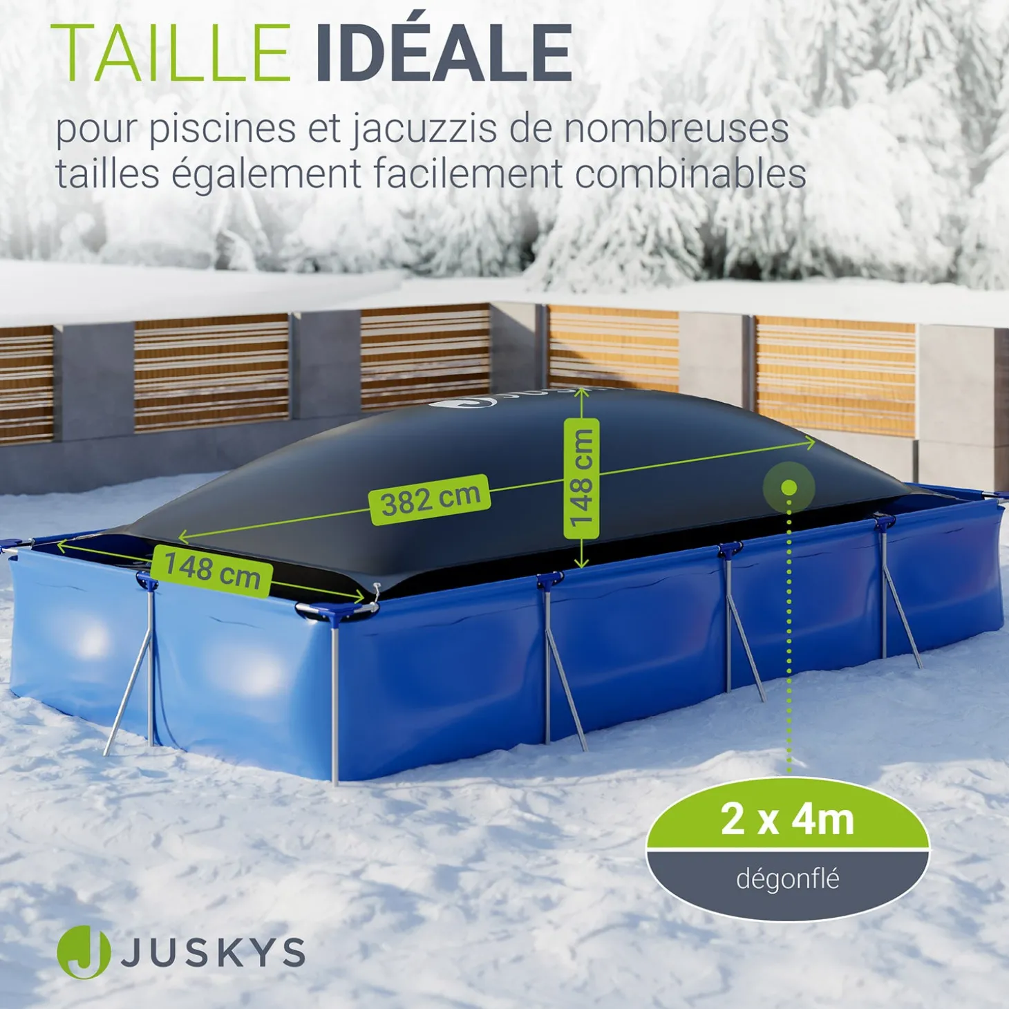 Aufblasbares Poolkissen
