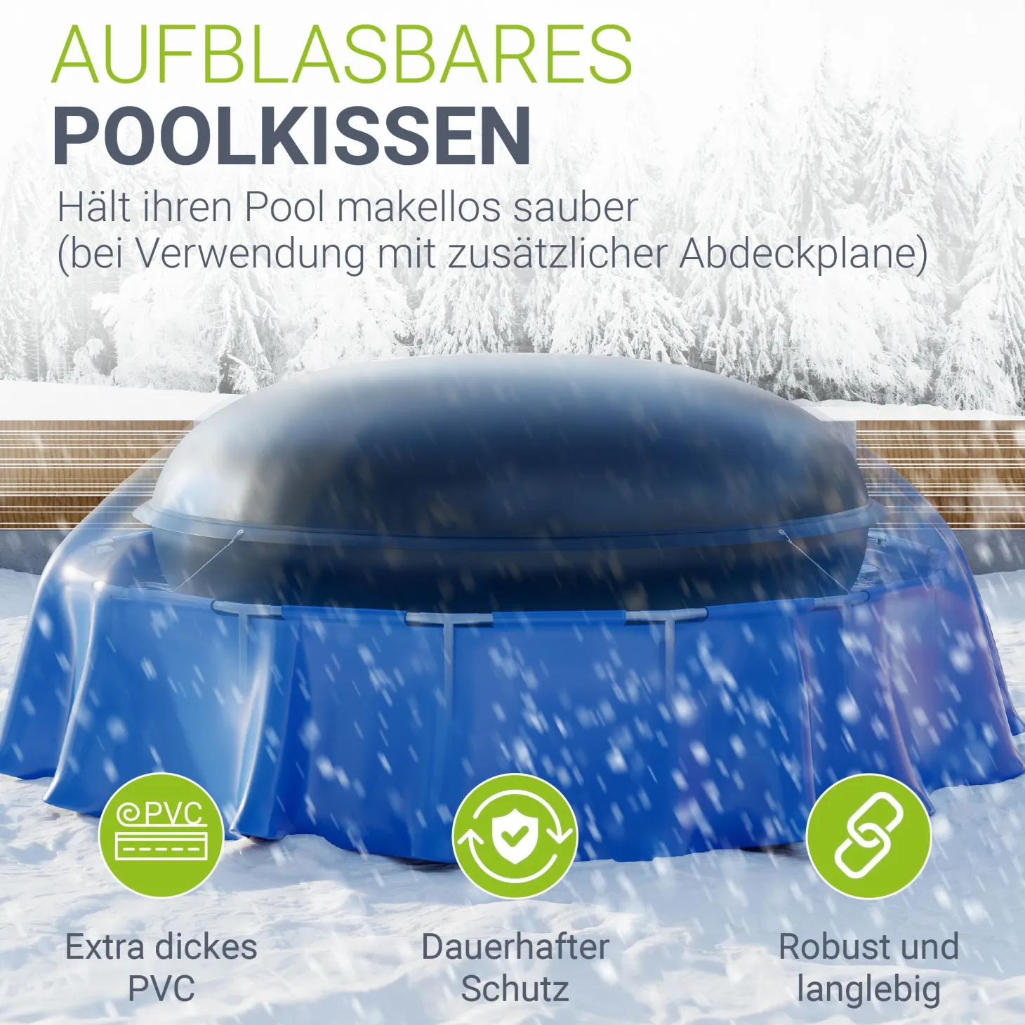 Aufblasbares Poolkissen