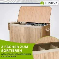 Bambus Wäschekorb Curly