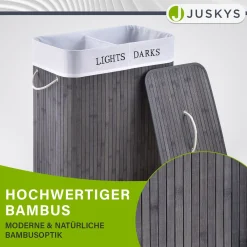 Bambus Wäschekorb Curly