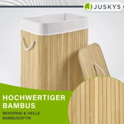 Bambus Wäschekorb Curly