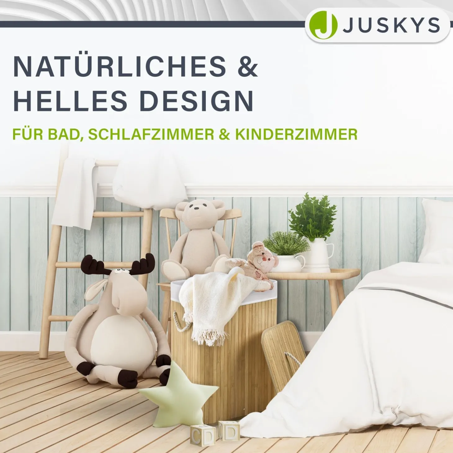 Bambus Wäschekorb Curly