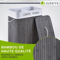 Bambus Wäschekorb Curly
