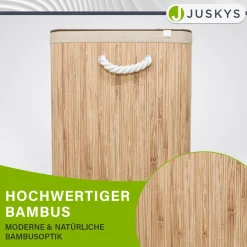 Bambus Wäschekorb Curly