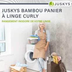 Bambus Wäschekorb Curly