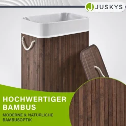 Bambus Wäschekorb Curly