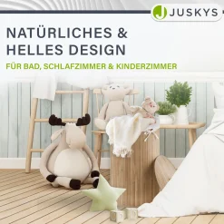 Bambus Wäschekorb Curly-Round