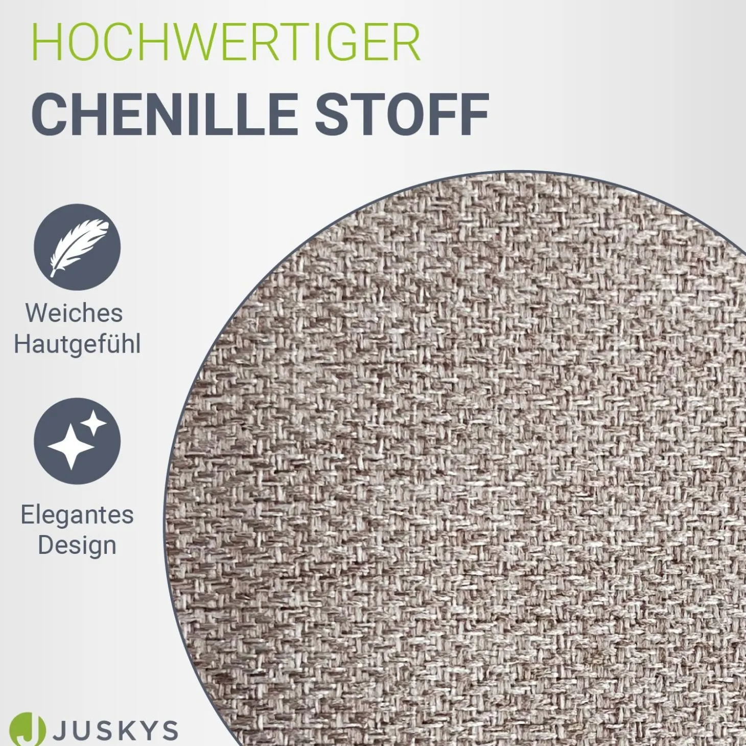 Boxspringbett Detroit - Chenille-Stoff
