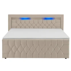 Boxspringbett Leona - Samt