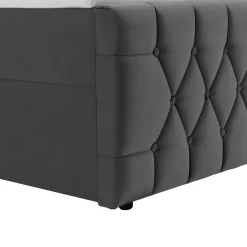 Boxspringbett Leona - Samt