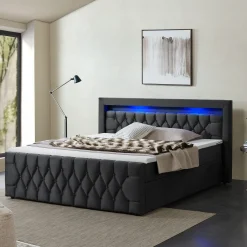 Boxspringbett Leona - Samt