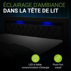 Boxspringbett Leona - Samt