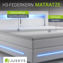 Boxspringbett Norfolk - Kunstleder