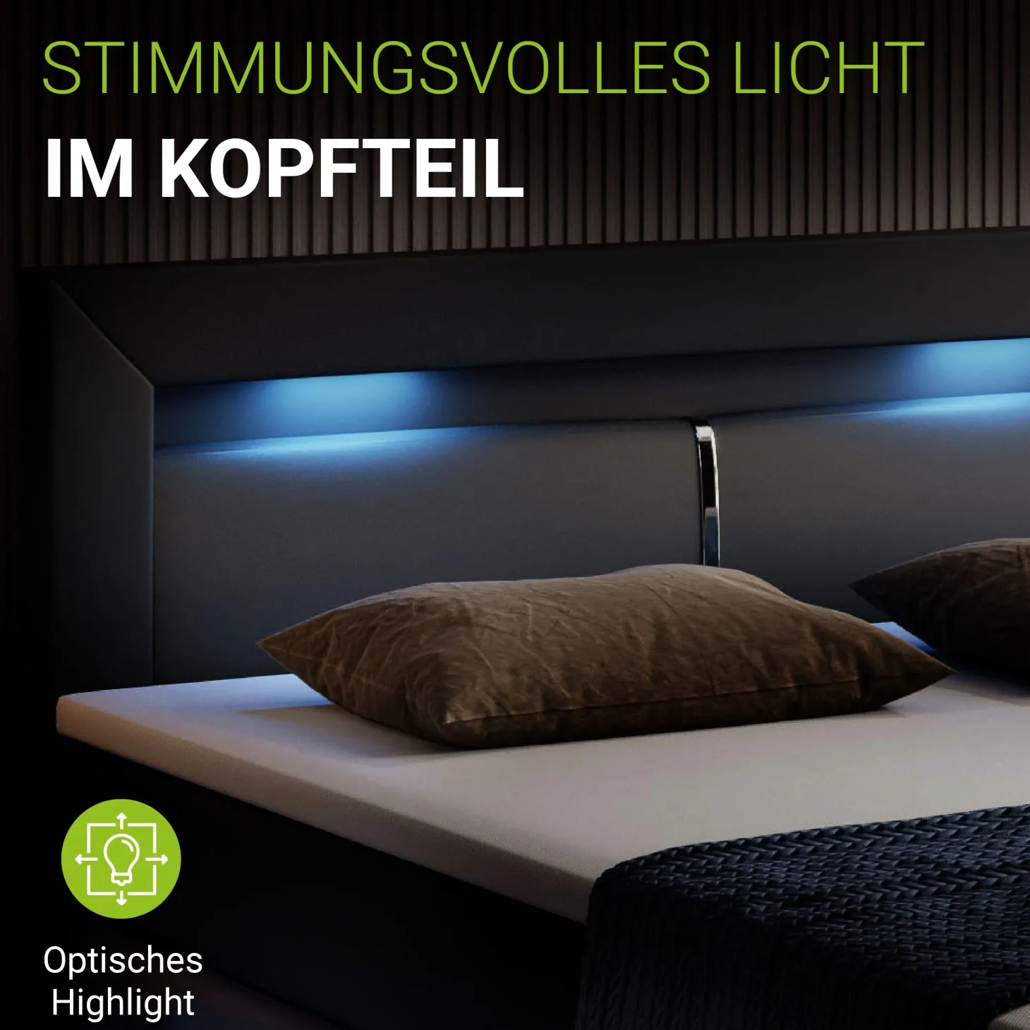 Boxspringbett Norfolk - Kunstleder