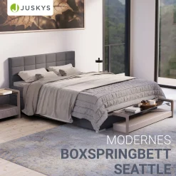 Boxspringbett Seattle - Malmo-Stoff