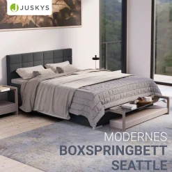 Boxspringbett Seattle - Malmo-Stoff