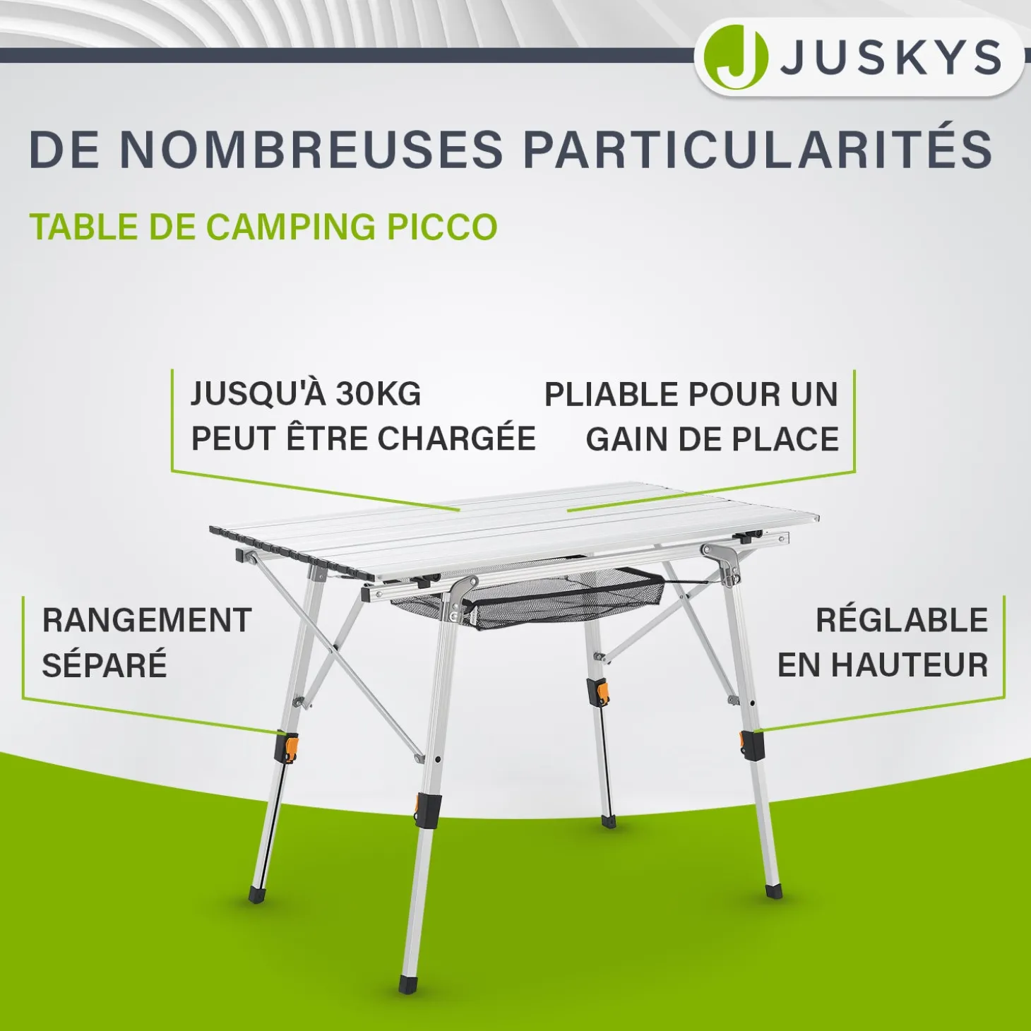 Campingtisch Picco faltbar