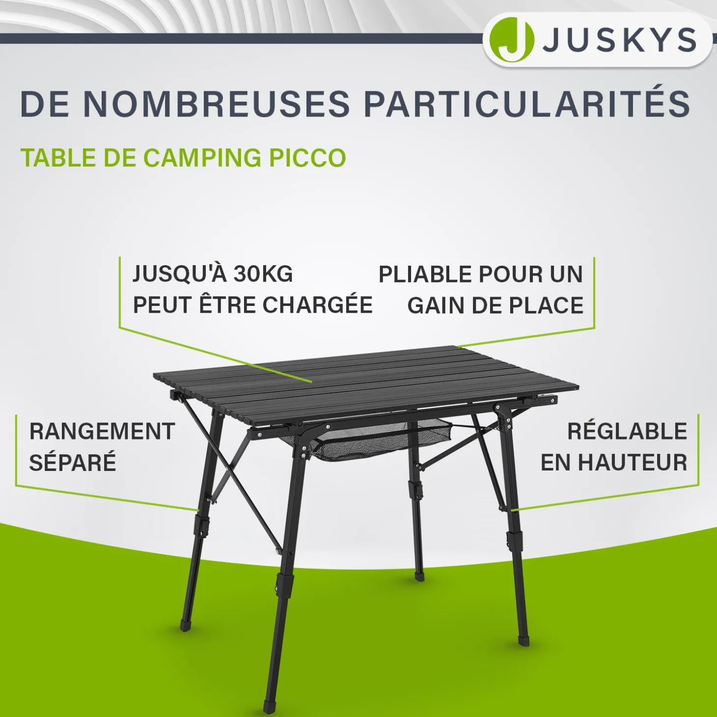 Campingtisch Picco faltbar