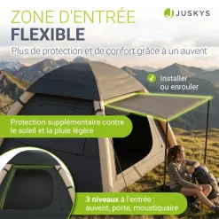 Campingzelt aufblasbar für 1-4 Personen