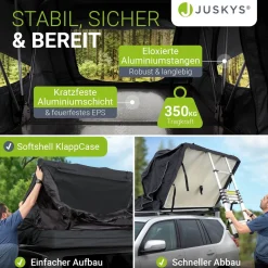 Dachzelt Lago für 2-3 Personen