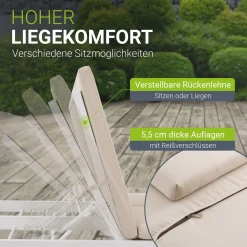 Doppel-Loungebett Kreta