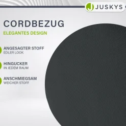 Drehstuhl Clyde mit Cord
