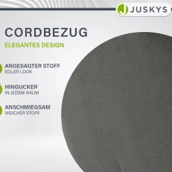 Drehstuhl Clyde mit Cord