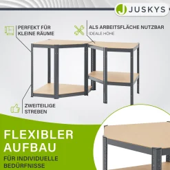 Eckregal Corner Easy 160 x 75 x 40-75 cm